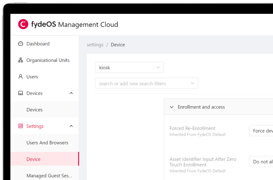 FydeOS Management Cloud